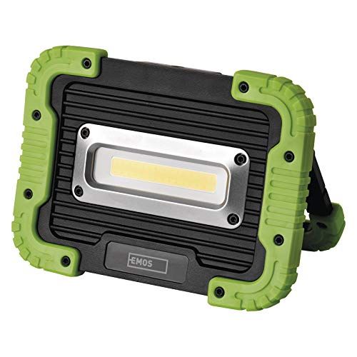 Emos LED-werklamp - Oplaadbaar - Campinglamp - Powerbank - Waterdicht - 600 lm - Zwart/Groen