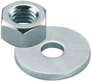 Fischer 25x Moer & Ring M 12 galvanisch verzinkt