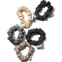 Hairlust Satin Silk Scrunchies, Coffee