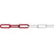 dörner + helmer 128953 Chaîne de sécurité Rouge, Blanc Plastique 25 m