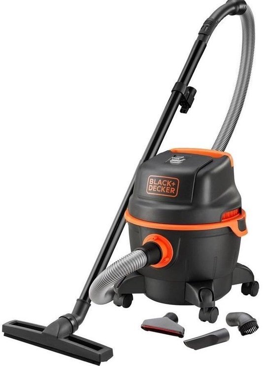 BLACK+DECKER Nat en Droog Vacuüm Cleaner Met Hogedrukreiniger - 15 Liter