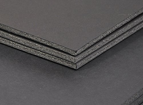 Clairefontaine Foam-Backed Karton, 5 mm dik, A4, 21x29,7 cm, 20 Vellen - Zwart