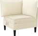 vidaXL d'angle avec rangement, crème, velours