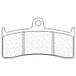 FRONT CL FRONT BRAKE PADS 2899A3+