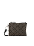 Calvin Klein Script Hardware Jacquard Pouch Lotus Beige/black Jacquard Taille: OS