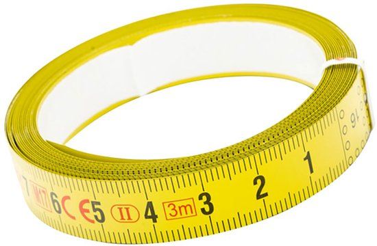 Bahco Zelfklevend Meetlint 6m Geel