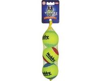 Nobby Tennisbal met piep, 2-kleurig, XS, ø4 cm, 3 stuks