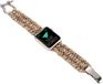 DrPhone BND1 - Nylon Band - Touw Design - Bruin - Geschikt voor Apple Watch 42/44/45 MM