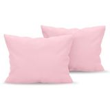 Dreamzie Kussensloop, 40 x 70 cm, 2 stuks, lichtroze