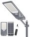 Lampe solaire d'extérieur, 6500 Kelvin, avec télécommande, IP67, adaptée pour rue et garage