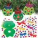 Baker Ross FN614 Kerstkrans chocoladehouder decoraties – set van 8, kerstknutselsets, ideaal voor kerstcadeaus en feesttraktaties