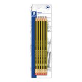 STAEDTLER Noris 122 Potloden met gumtip – HB, 10-pack