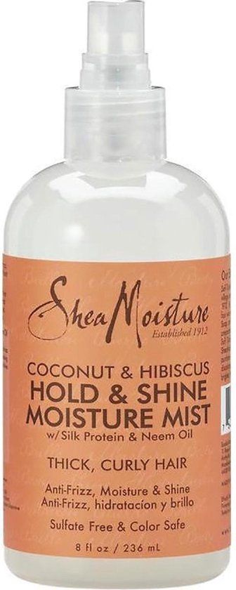 Shea Moisture Coconut & Hibiscus Hold And Shine Moisture Mist - 236 ml