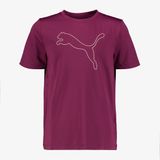 Puma TAD ESS Cat Logo meisjes sportshirt roze - Maat 128/134