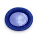 Mateus Plat ovale Bubbles 35 cm Bleu