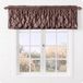 VCNY Home Carmen Valance, Window Treatment with Rod Pocket, Modern Home Decor (Carmen Chocolate, 152 x 51 cm)