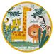 Amscan borden Get Wild Safari 8 stuks 23 cm papier karton kinderverjaardag