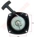 BPC Parts Trekstarter passend op Chinese bosmaaier KOMATSU 45cc G35L, G45L