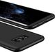 Cofi 360° Protection complète, étui fin 3-en-1, sac de protection, coque de téléphone, protection de téléphone pour iPhone XS MAX en noir.