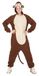 Rubies Jumpsuit voor volwassenen, heren en dames, jumpsuit met capuchon en staart, kostuums voor carnaval, vrijgezellenfeest, cosplay en feestjes