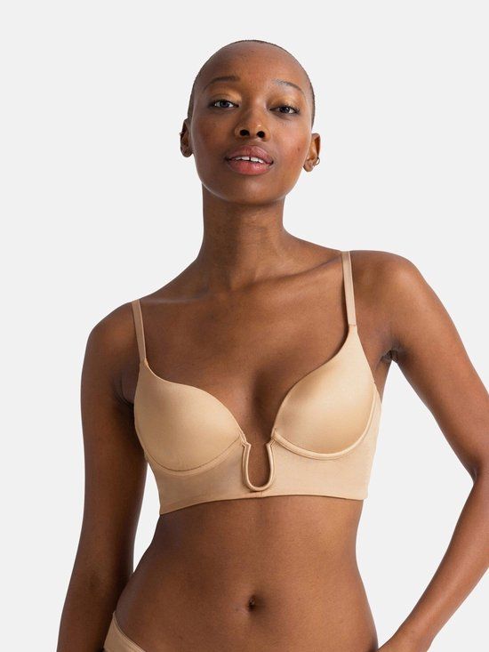 Dorina Sublime Sculpt Plunge BH 75B Beige
