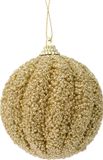 Decostar Kerstbal foam d8cm licht goud