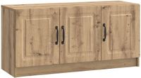 vidaXL TV-kast 99 x 34,5 x 47 cm Artisanaal eiken Bewerkt hout