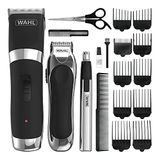 Wahl Tondeuse à cheveux et tondeuse sans fil, coffret cadeau, kit de soins sans fil, tondeuse à cheveux pour hommes, coupe-barbe, tondeuse nez, oreilles et sourcils, kit de soins pour hommes