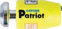 Oxford Patriot ART 4 Schijfremslot - Geel - Motor - Scooter
