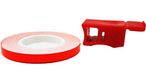 4R Quattroerre.it 10241 Fluorescerende decoratieve strepen Wheel-Stripes voor motorvelgen met applicator, fluorescerend, 5 mm x 6 m