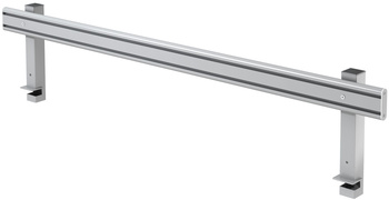 hjh OFFICE PRO ORG 18 | Orga rail | Aluminium zilver - Accessoires Zilver 180 cm