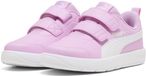 PUMA Courtflex V3 V PS Unisex Sneakers - Mauve Glow-PUMA White