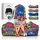 Chillbo Flap n Nap Lounger - 60s Psychedelisch