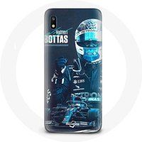 Maniacase Case voor Samsung Galaxy A10 Formule 1 Valtteri Bottas F1 Racer Zwart