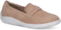 Caprice Dames Instappers 9-24400-44 443 G-breedte Beige Leer Maat 37 EU