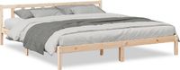 vidaXL Bedframe extra lang zonder matras massief grenenhout 200x220 cm