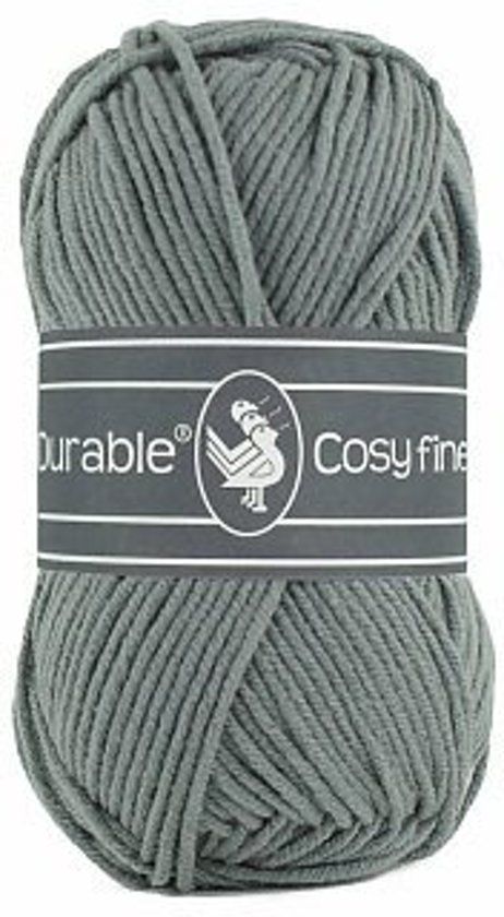 Durable 10 x Cosy Fine Ash 2235 - Grijs - Acryl - 2019