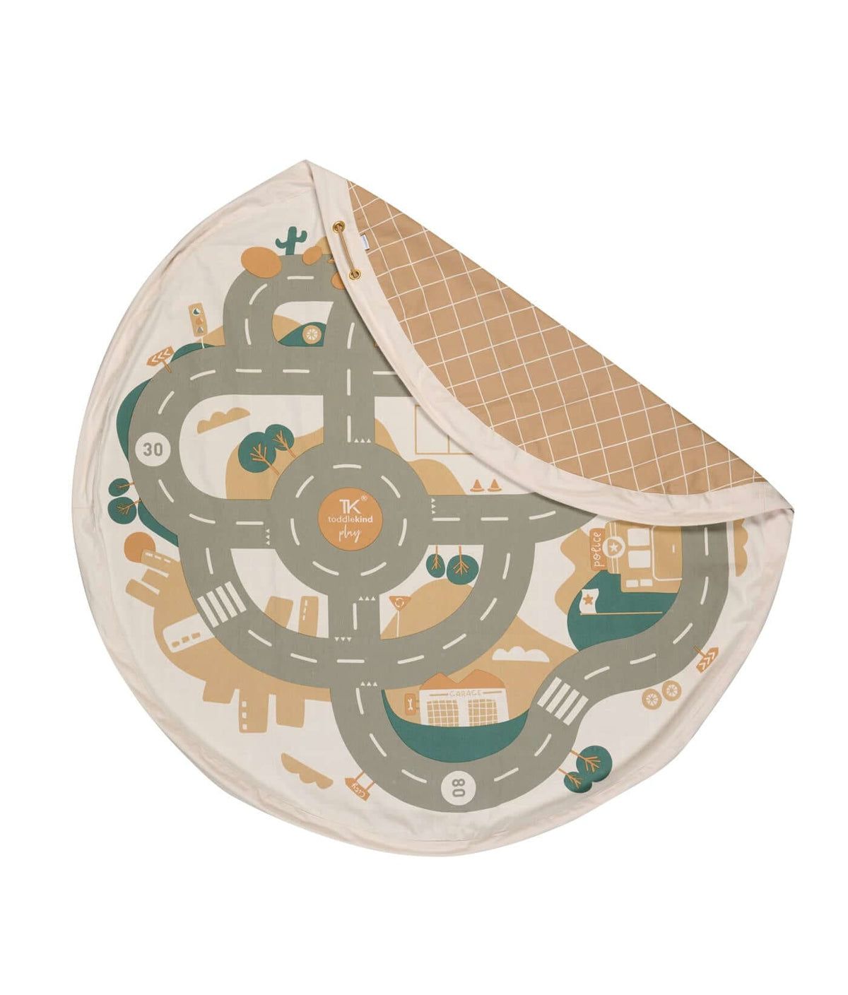 Toddlekind Meerkleurig Katoen/Polyester Rond Vloerkleed - 145 cm