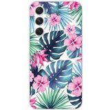 1001 coques Samsung Galaxy A54 5G Tropical aquarelle bedrukt siliconen hoesje