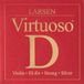 Larsen Virtuoso D zilver, meervezelig nylon sterk