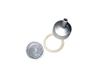 Basaplast Reserveset voor moka en koffiezetapparaat, trechter en filter, voor 1 kopje, aluminium