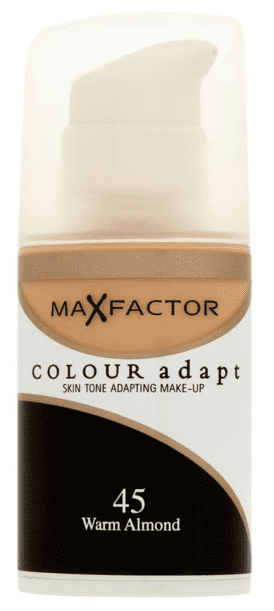 Max Factor Foundation - Colour Adapt 45 Warm Almond