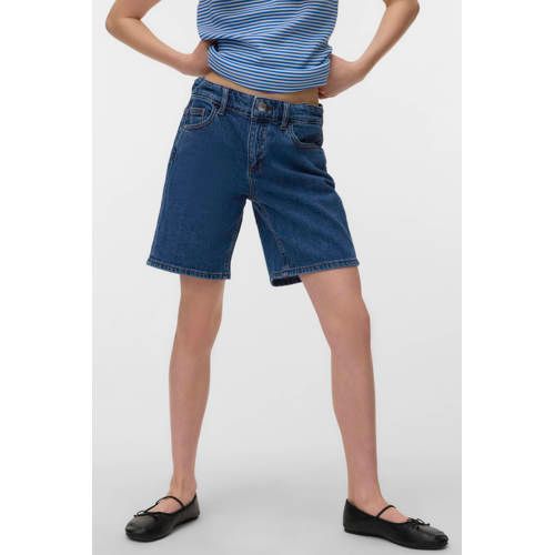 VERO MODA GIRL short medium blue denim