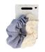 Solida Scrunchie bleu, blanc 11 cm élastique pour cheveux