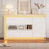 MODFU - Sideboard - Wit - 140 x 40 x 84 cm