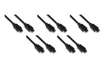LINK LKCHD2015E05 5 stuks HDMI®-kabel 1,5 m 4K @60Hz + 18Gbps met vergulde contacten