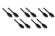 LINK LKCHD2015E05 5 stuks HDMI®-kabel 1,5 m 4K @60Hz + 18Gbps met vergulde contacten