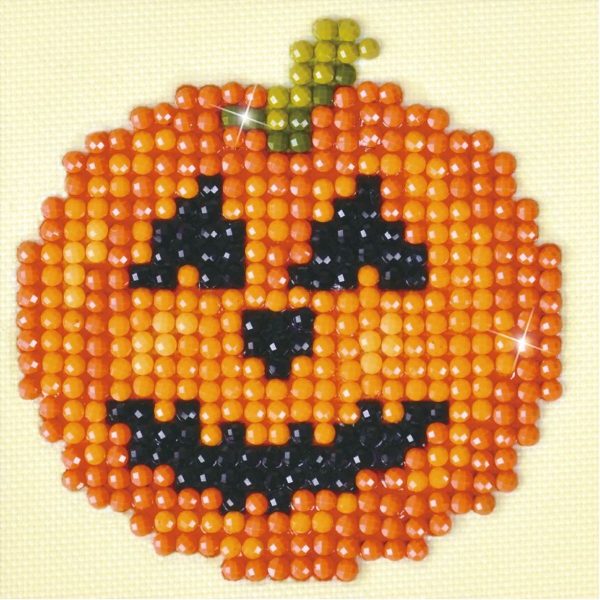 Diamond Dotz Â® painting Happy Halloween 7.6x7.6 cm