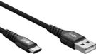 Goobay USB-A naar USB-C Kabel - 2 meter - Zwart