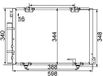 MAHLE Kondensator, Klimaanlage AC260000S